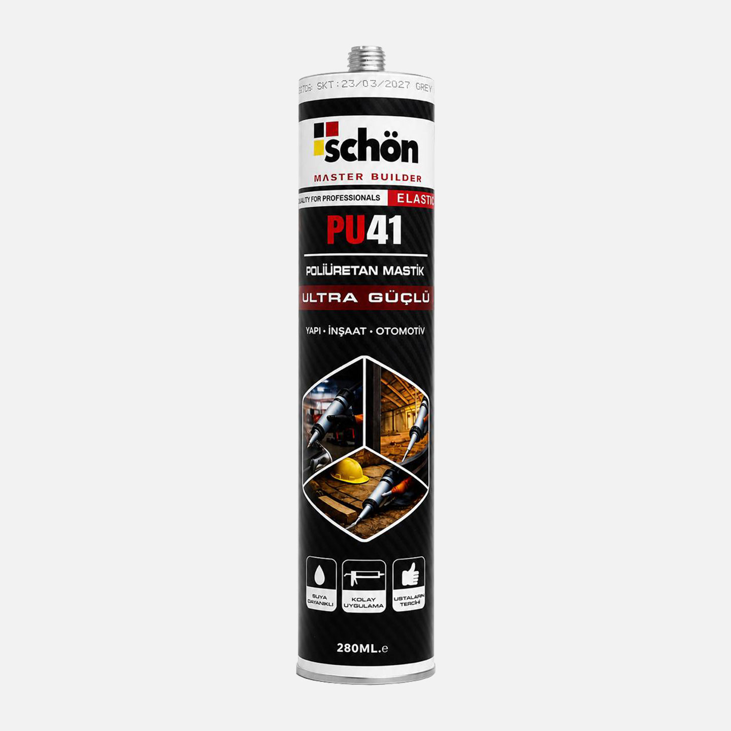 SCHÖN PU MASTİK (GRİ) 280ML
