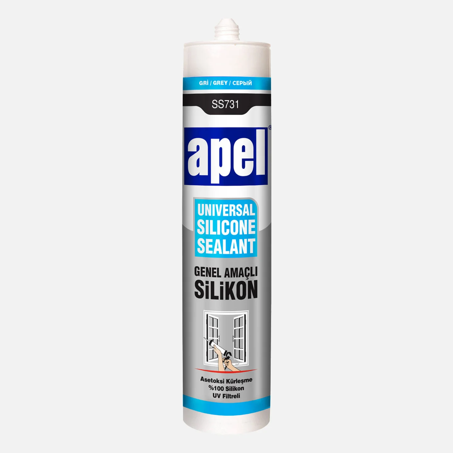 Apel SS711 Silikon Beyaz 280 gr - 250mL