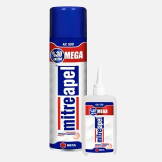 Mitreapel MH130 Mega Hızlı Yapıştırıcı 130g CA + 500ml