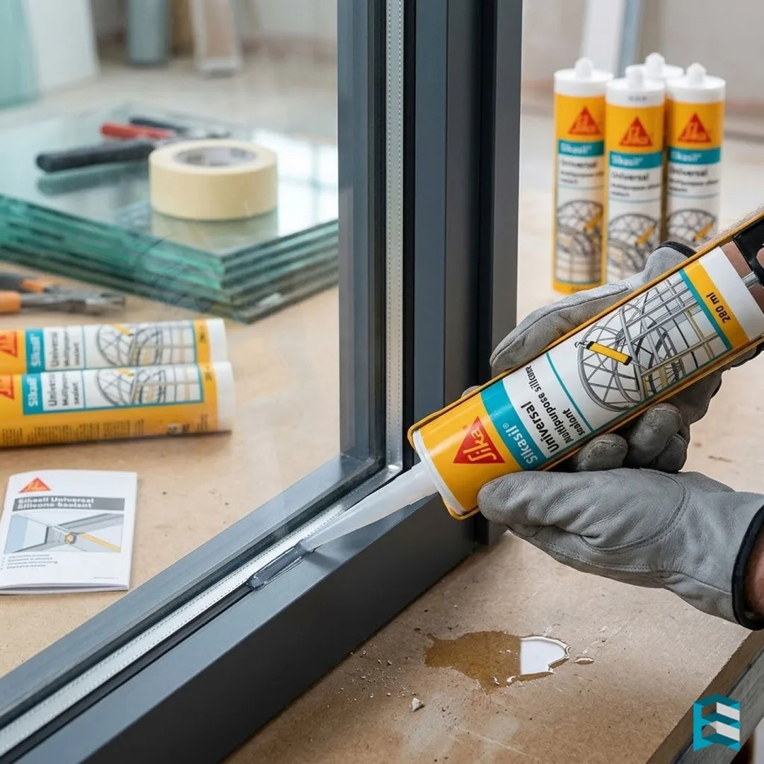 Sikasil 115 GP Universal Silikon 280 GR Beyaz